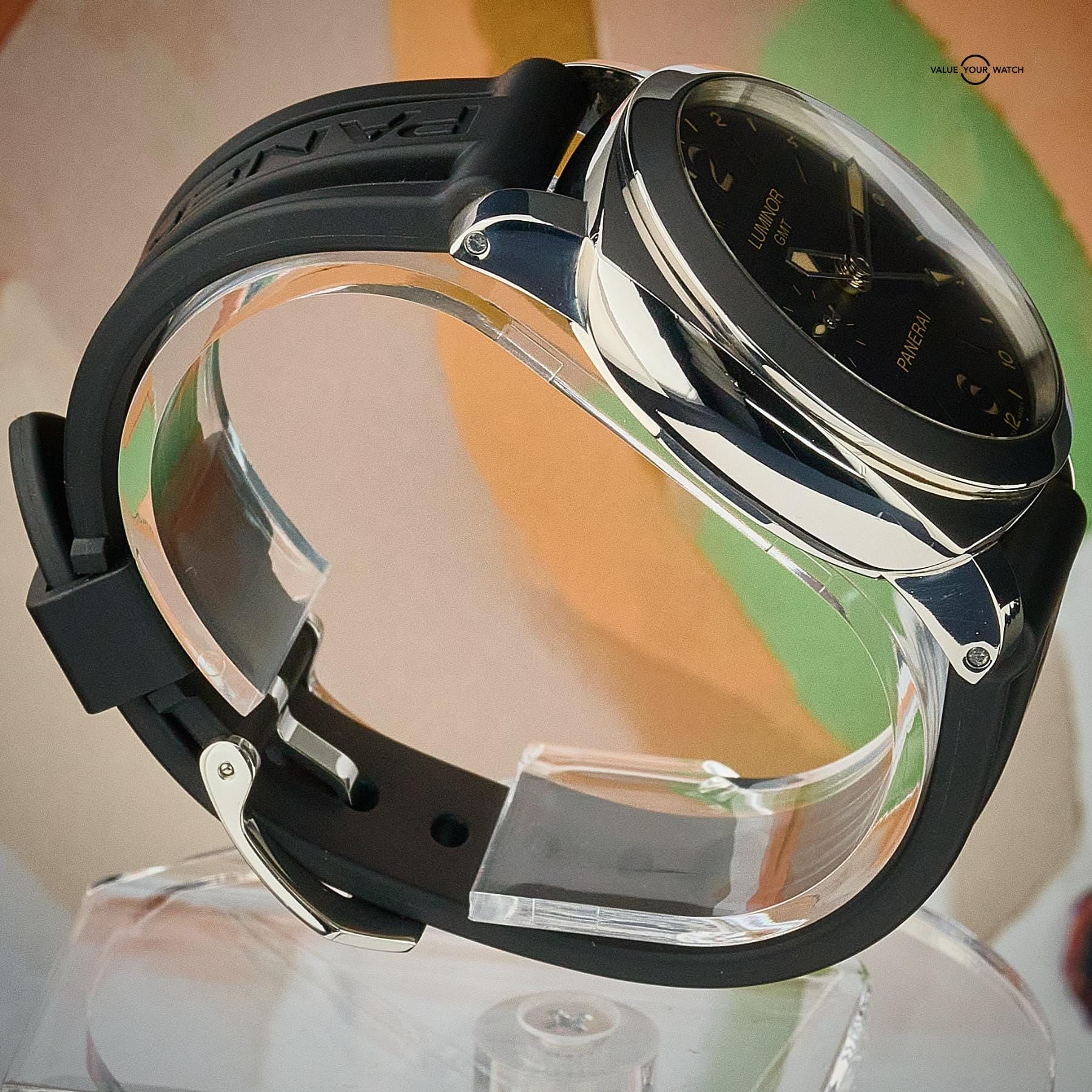 Panerai Luminor 1950 GMT 44mm Steel PAM00531 with Box & Papers - Image 10