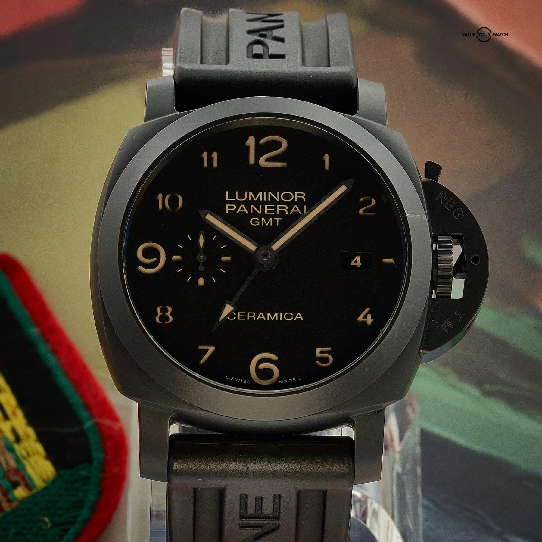 Panerai Luminor 1950 GMT 44mm Ceramica PAM00441 with Box & Papers