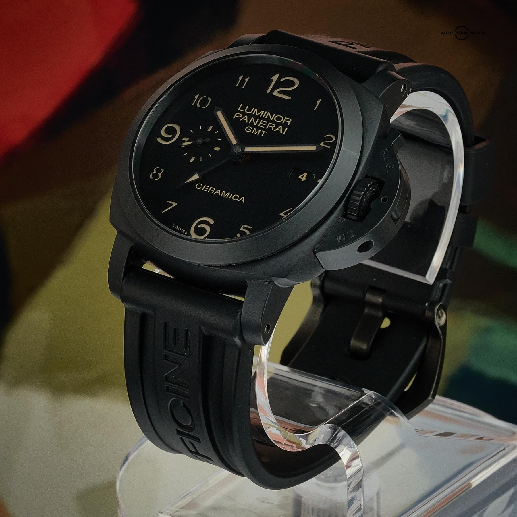 Panerai Luminor 1950 GMT 44mm Ceramica PAM00441 with Box & Papers - Image 16