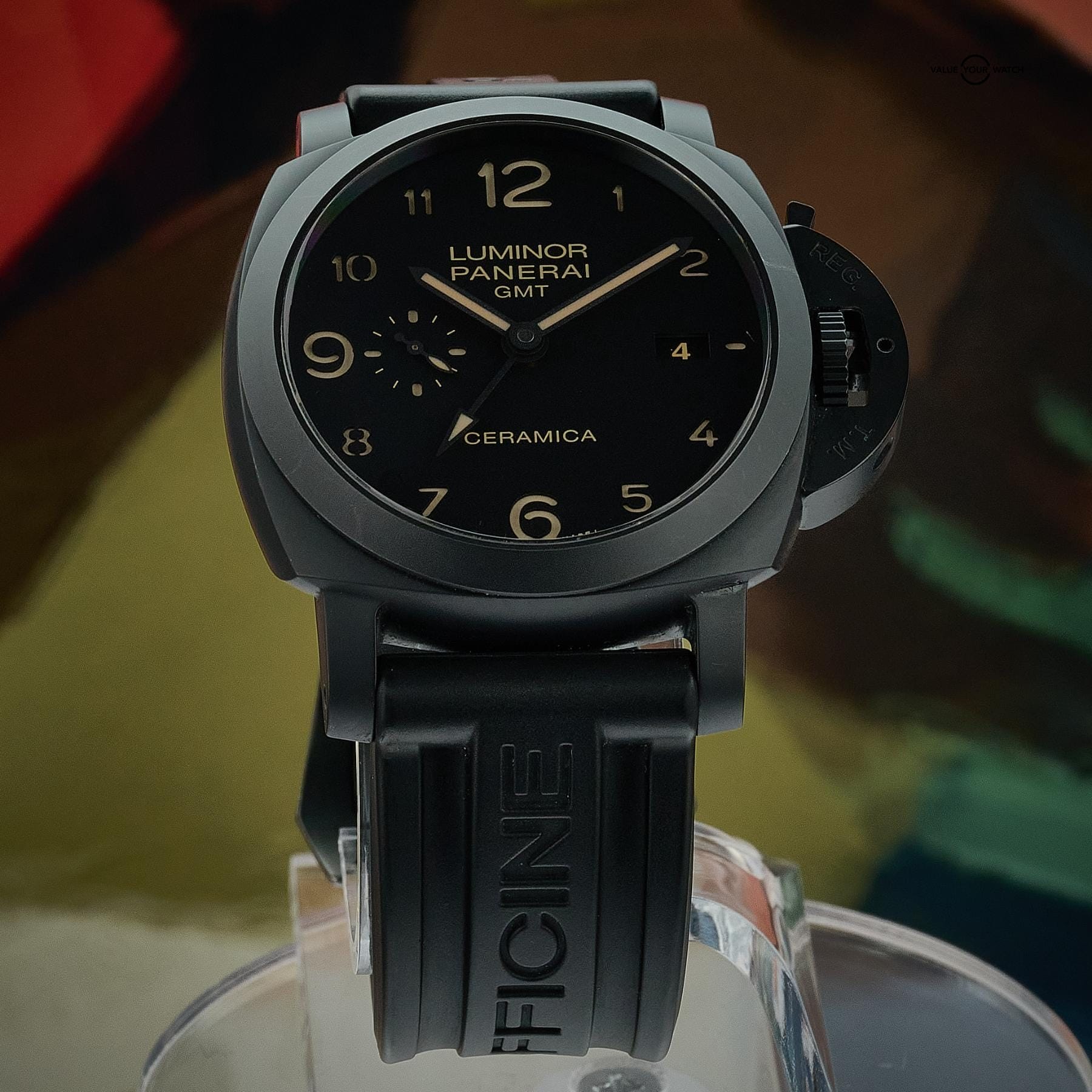 Panerai Luminor 1950 GMT 44mm Ceramica PAM00441 with Box & Papers - Image 13