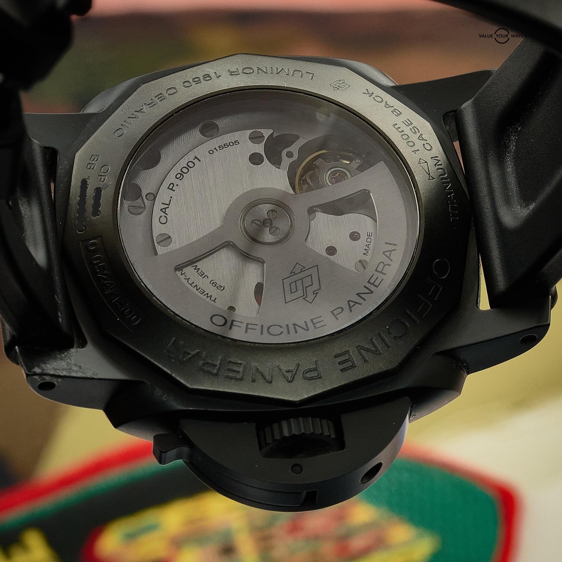 Panerai Luminor 1950 GMT 44mm Ceramica PAM00441 with Box & Papers - Image 9