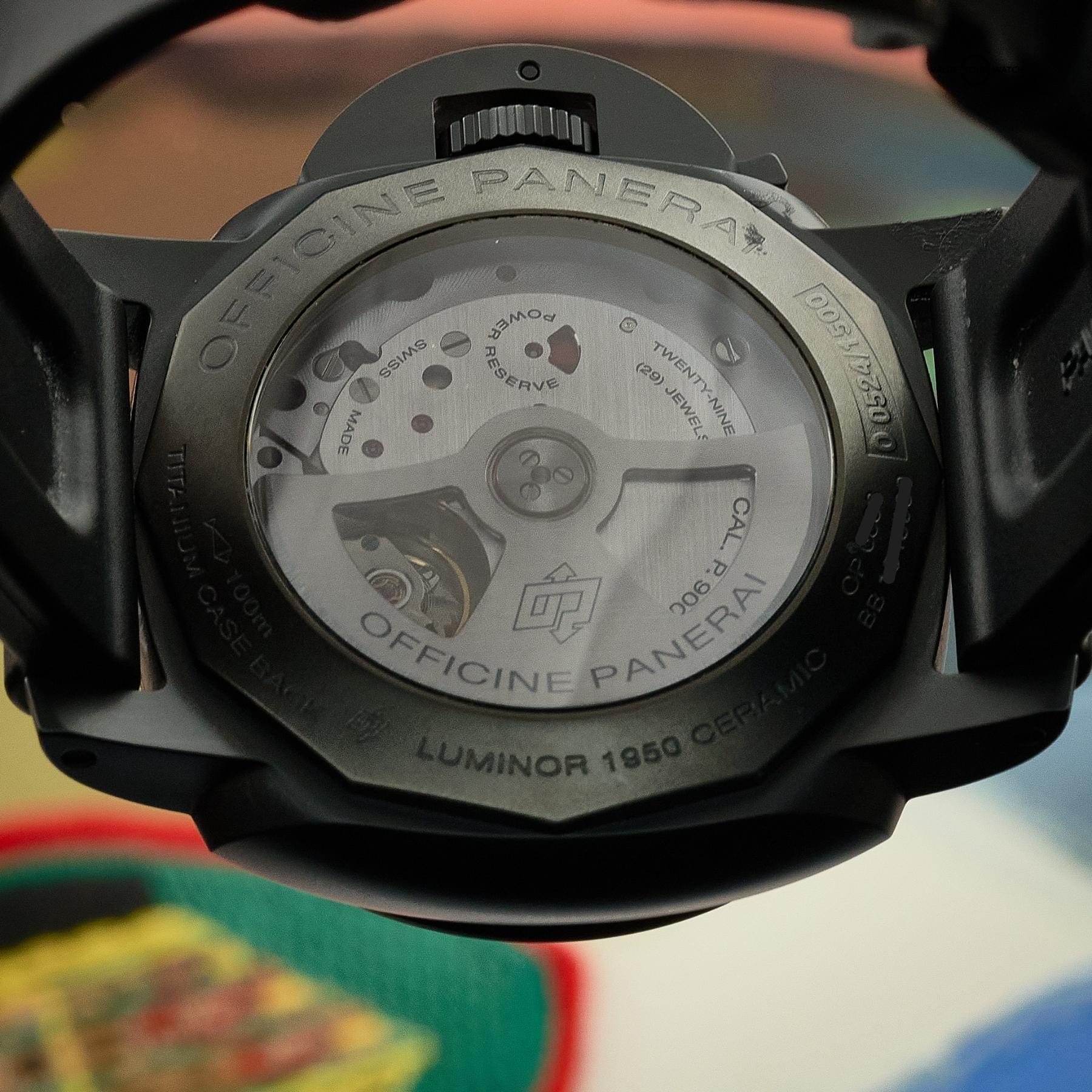 Panerai Luminor 1950 GMT 44mm Ceramica PAM00441 with Box & Papers - Image 8