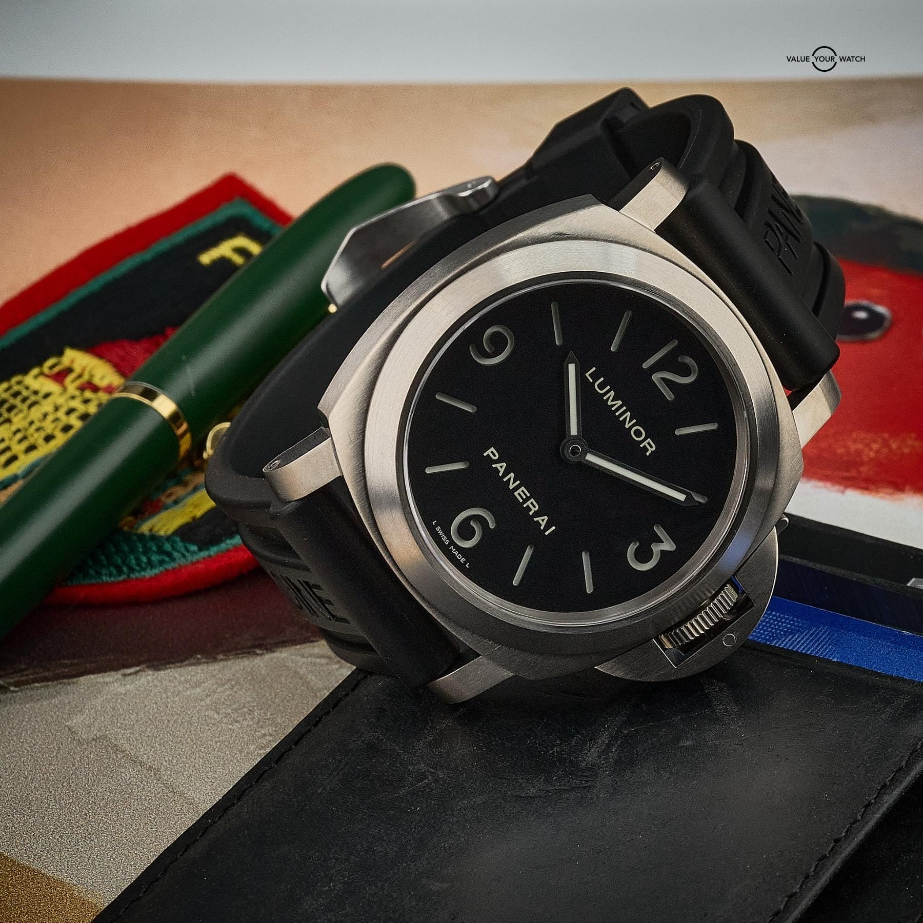 Panerai Luminor Base 44mm Titanium PAM00176 with Box & Papers - Image 16