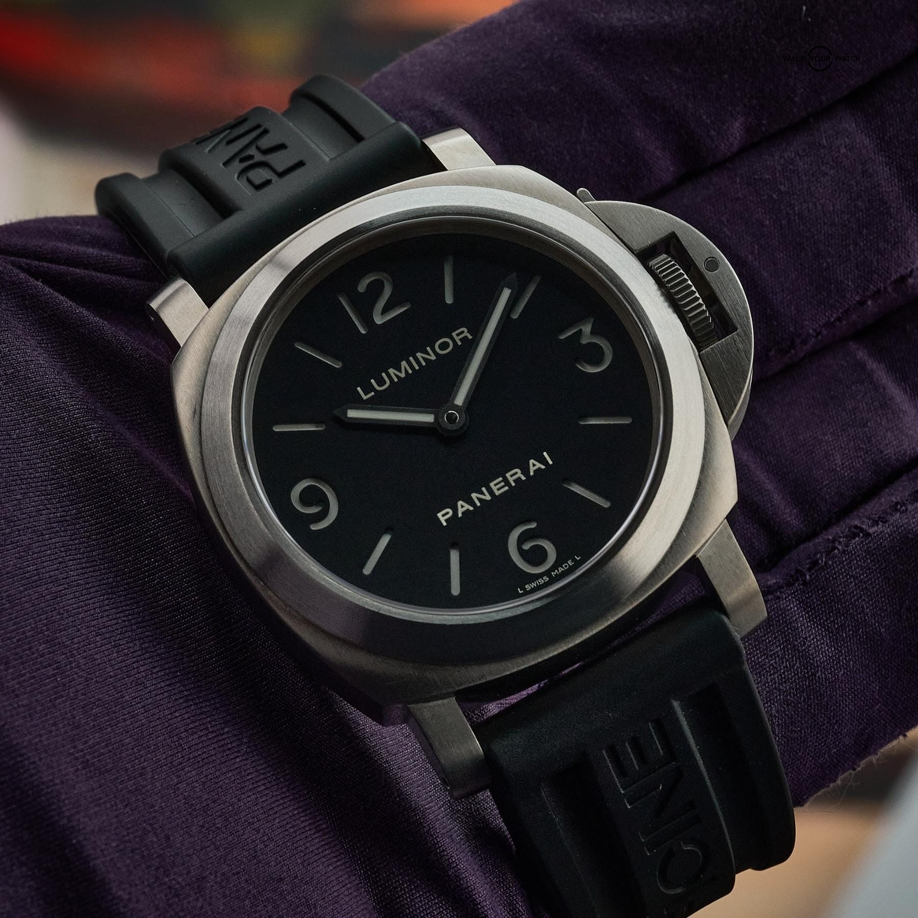 Panerai Luminor Base 44mm Titanium PAM00176 with Box & Papers - Image 7