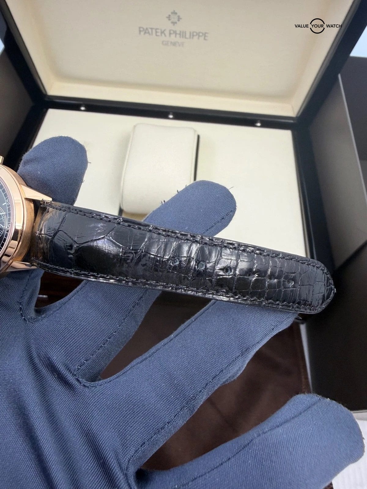 MINT Patek Philippe Annual Calendar Regulator 5235/50R-001 Black Dial Rose Gold - Image 5