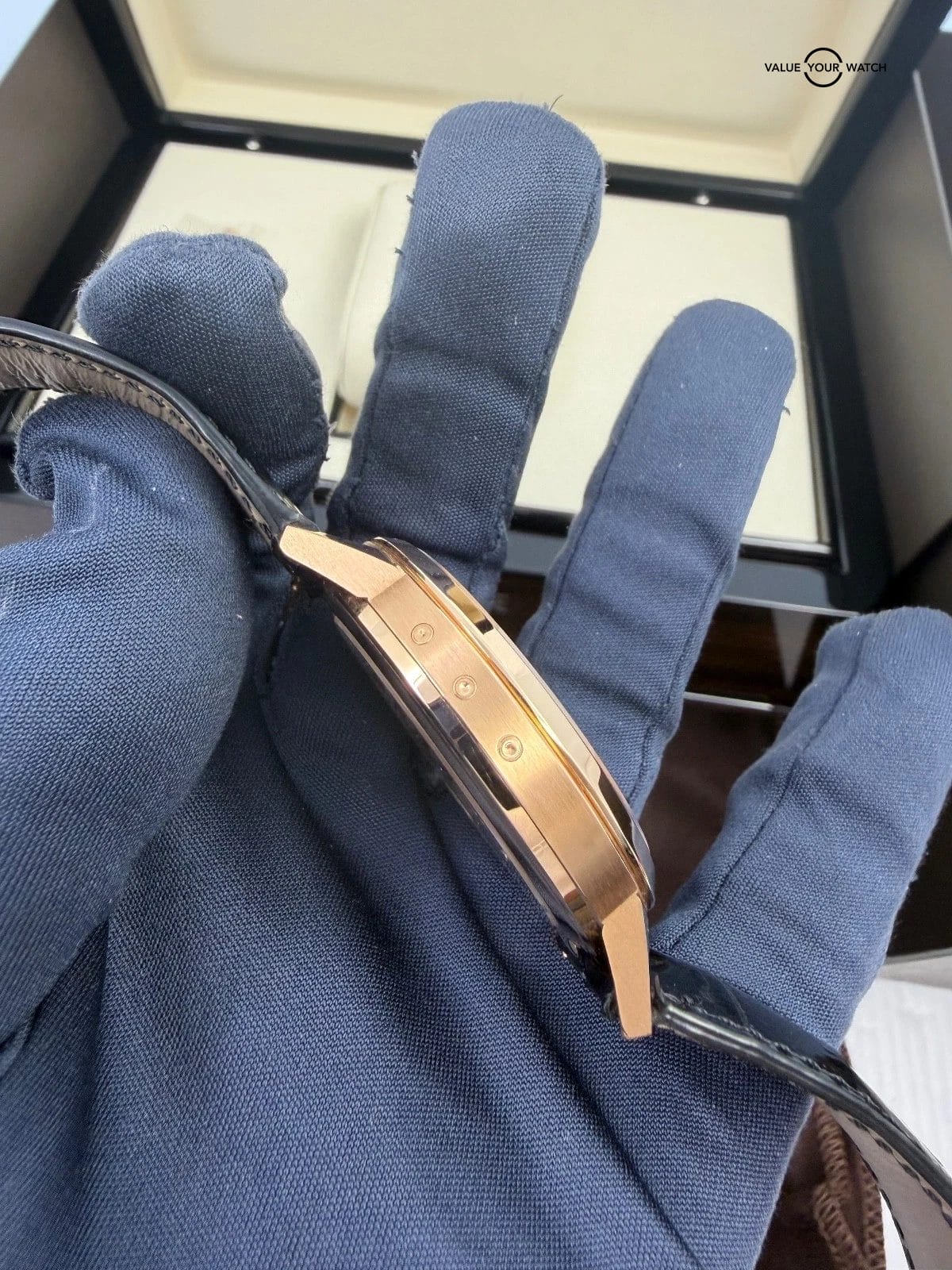 MINT Patek Philippe Annual Calendar Regulator 5235/50R-001 Black Dial Rose Gold - Image 6