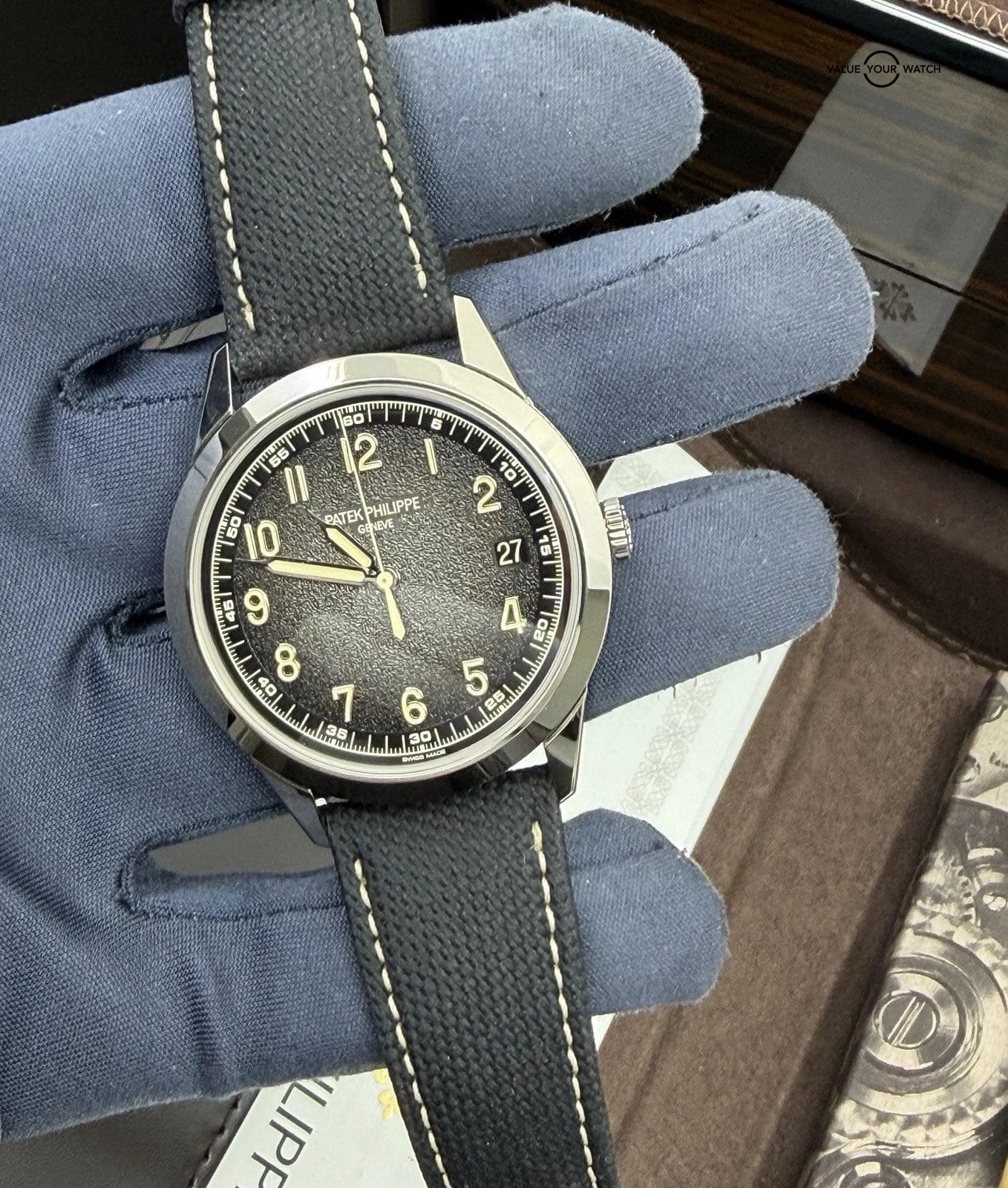 MINT 2022 Box Papers Both Straps Patek Calatrava 5226G Complete 18k WG 40mm