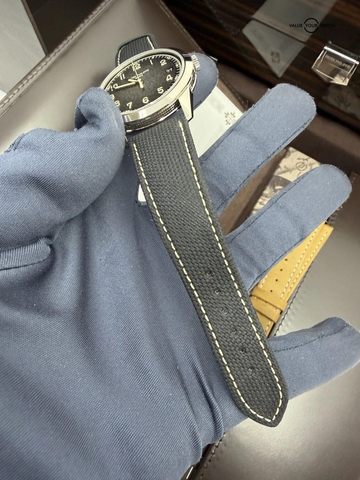 MINT 2022 Box Papers Both Straps Patek Calatrava 5226G Complete 18k WG 40mm - Image 5