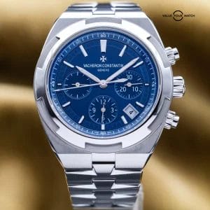 Vacheron Constantin Overseas Chronograph 5500V Blue Dial 42.5mm VC Complete Set