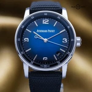 Audemars Piguet Code 11.59 41mm White Gold Blue Dial – AP 15210BC Complete Set