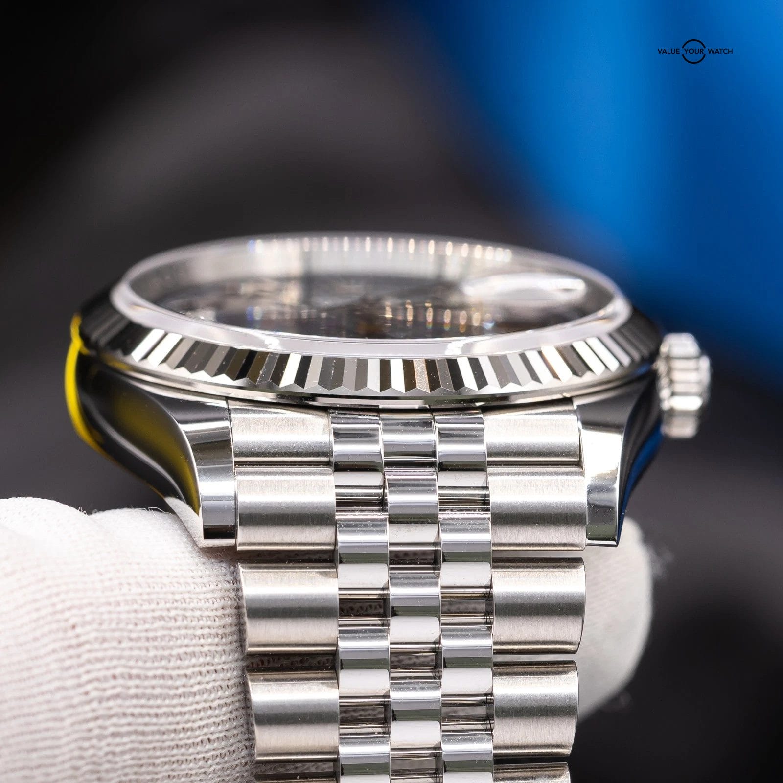 2025 Rolex Datejust 36mm Purple Dial w/Diamonds Jubilee Watch 126234-0021 - Image 9