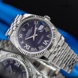 2025 Rolex Datejust 36mm Purple Dial w/Diamonds Jubilee Watch 126234-0021