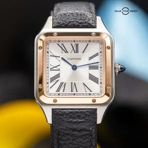 Cartier Santos Dumont Rose Gold 31mm Silver Dial W2SA0019