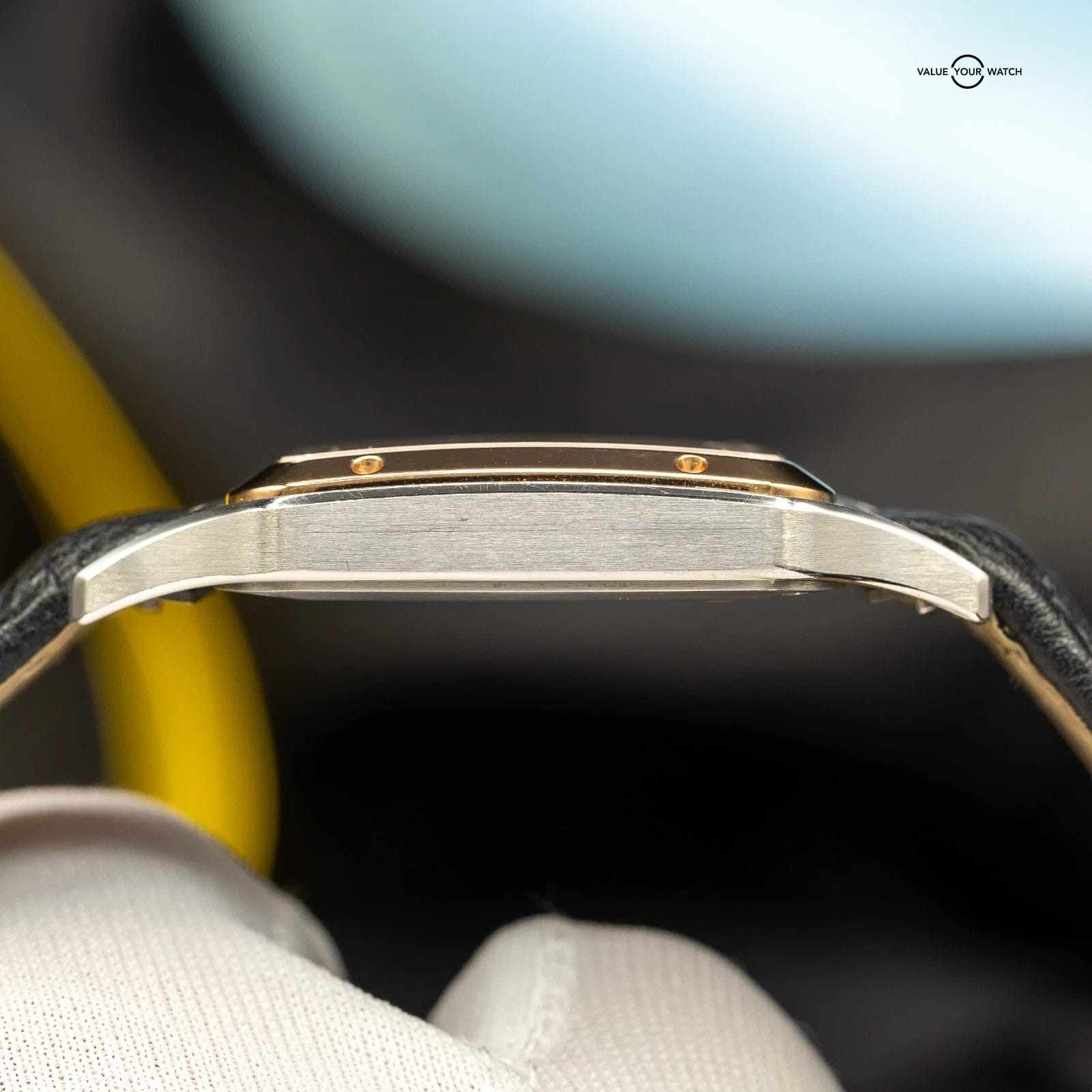 Cartier Santos Dumont Rose Gold 31mm Silver Dial W2SA0019 - Image 11