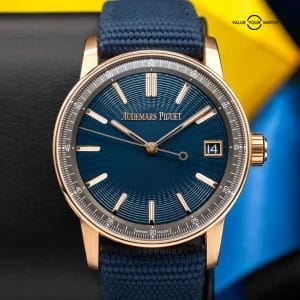 2024 NEW Audemars Piguet Code 11.59 18K Rose Gold Blue Nuit Dial 41mm 15210OR