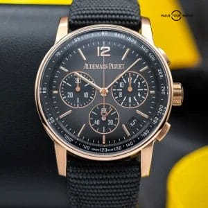 Audemars Piguet Code 11.59 18K Rose Gold- Smoked Dial Men’s Watch – 26393NR