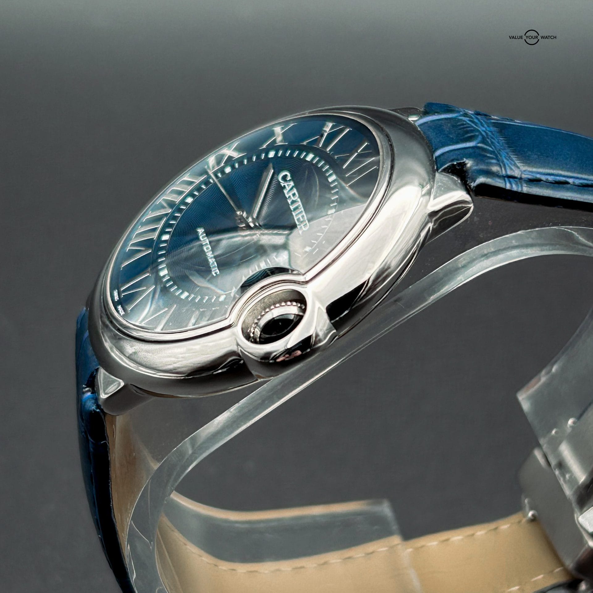 Cartier Ballon Bleu 42mm Automatic Blue Dial Stainless WSBB0025 – Box & Papers - Image 4