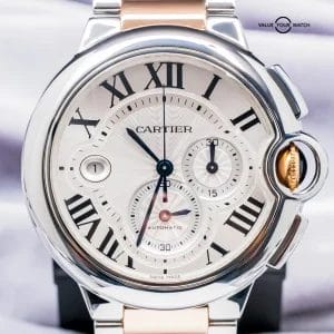 Cartier Ballon Bleu de Cartier Chronograph XL 44mm Rose Gold & Steel W6920063