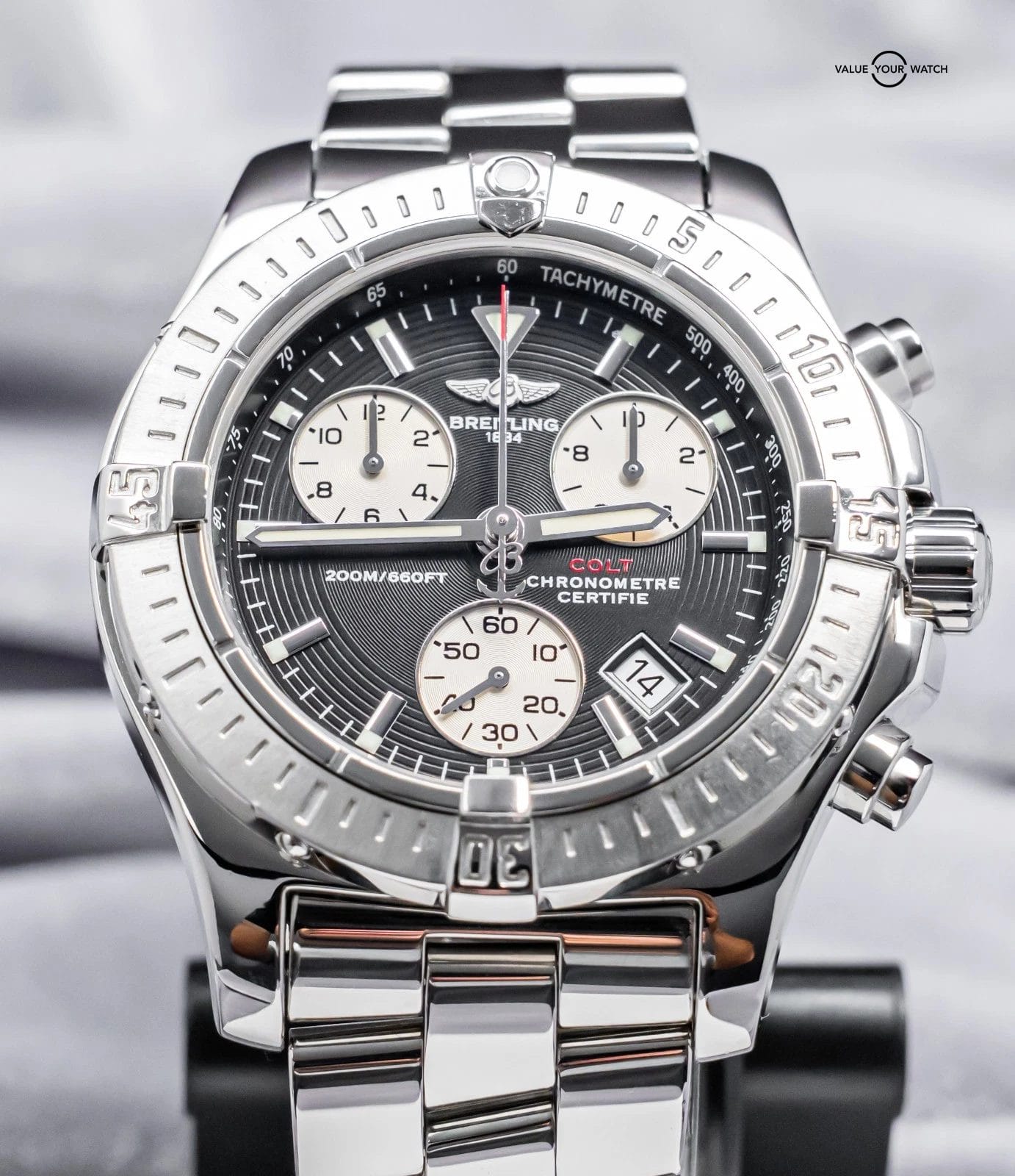 Breitling Colt Chronograph 41mm Steel Chrono Pilot SuperQuartz