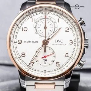 IWC Portugieser Yacht Club Chronograph $21K MSRP Rose Gold WARRANTY IW390703