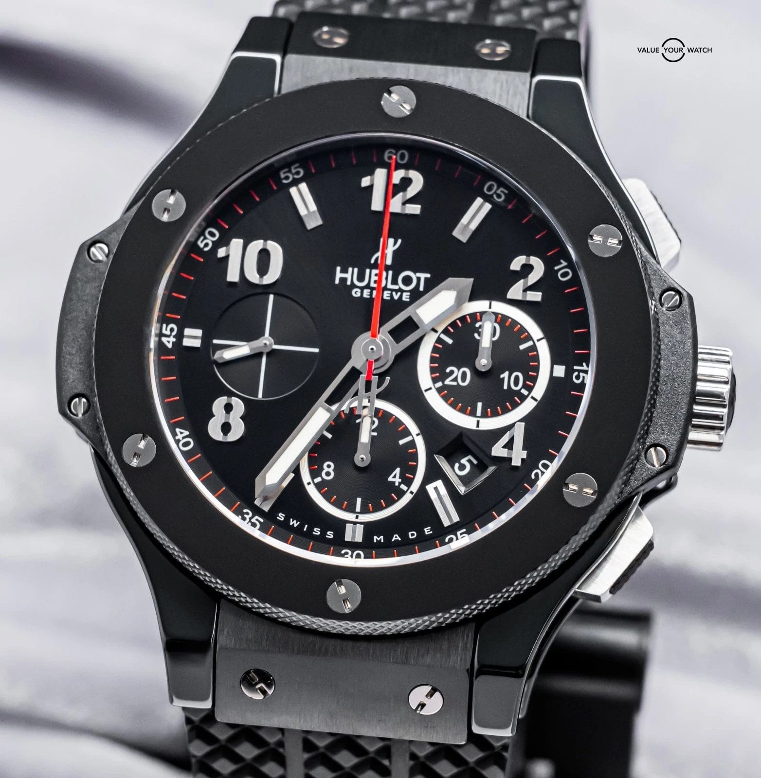 Hublot Big Bang 44 Black Magic $16K MSRP Ceramic Chronograph 301.CX.130.RX - Image 2