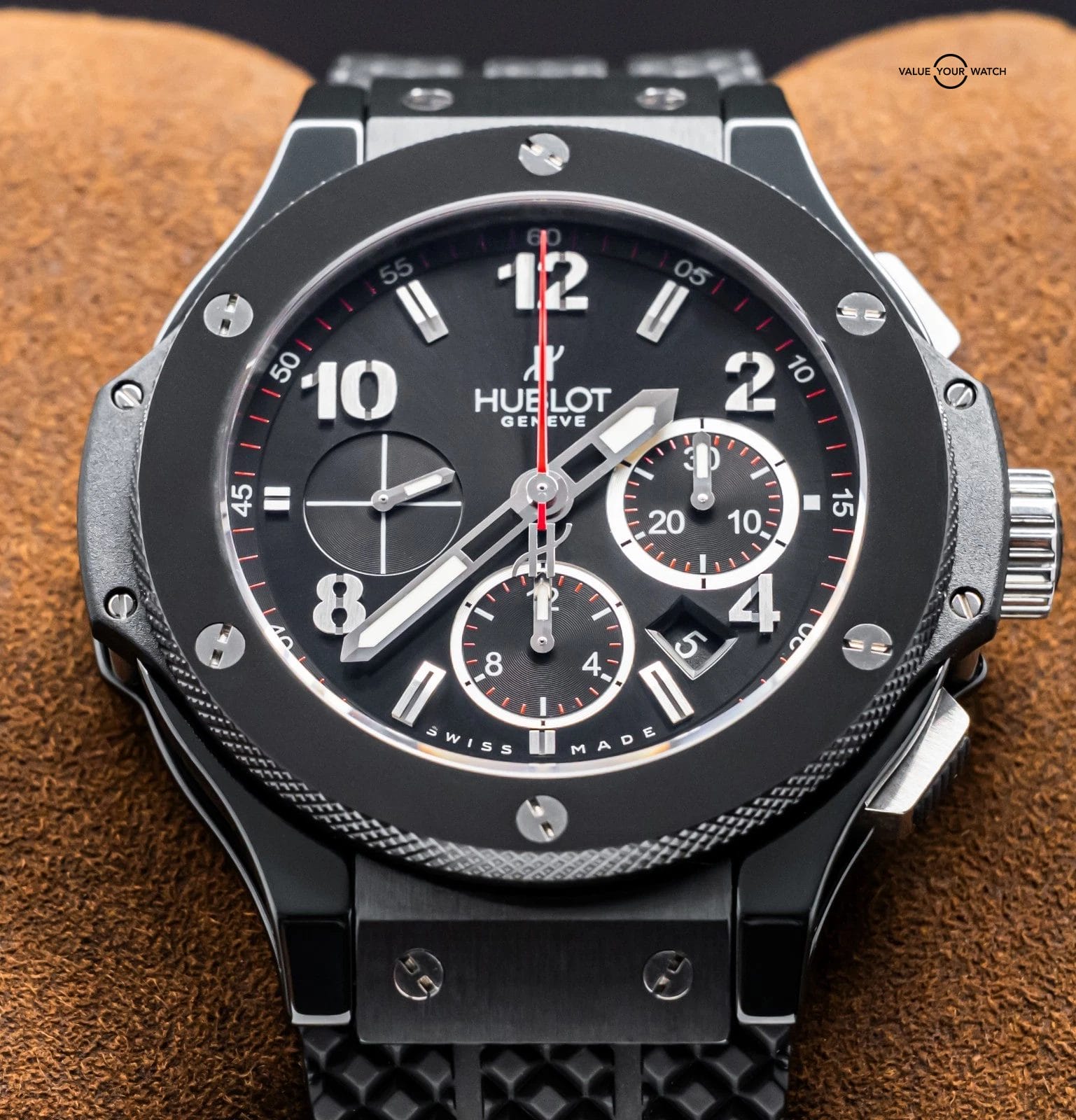 Hublot Big Bang 44 Black Magic $16K MSRP Ceramic Chronograph 301.CX.130.RX - Image 6