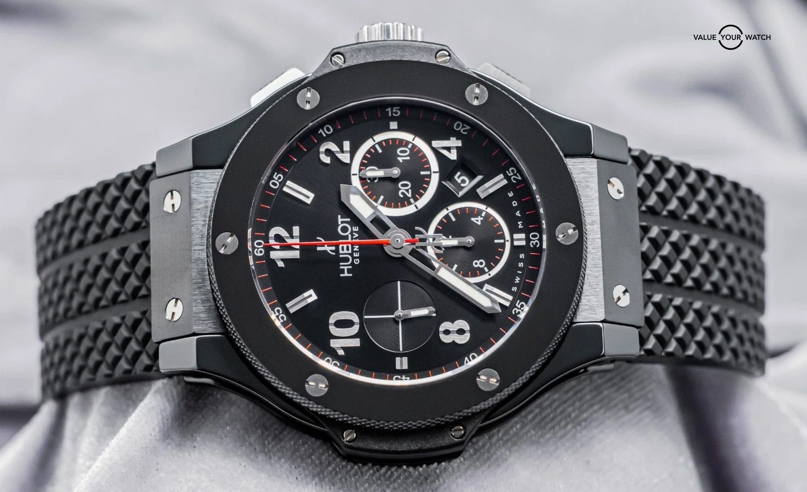 Hublot Big Bang 44 Black Magic $16K MSRP Ceramic Chronograph 301.CX.130.RX - Image 11