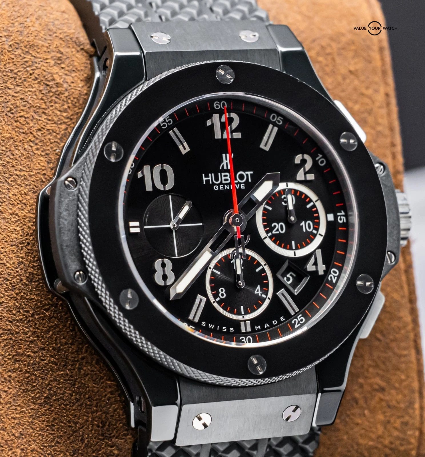 Hublot Big Bang 44 Black Magic $16K MSRP Ceramic Chronograph 301.CX.130.RX - Image 14