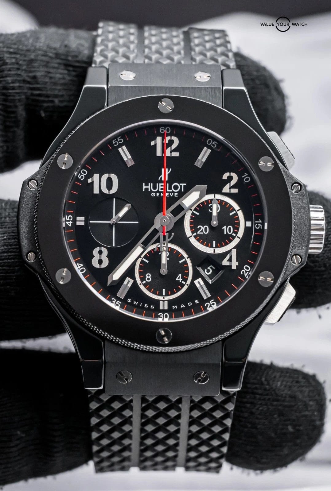 Hublot Big Bang 44 Black Magic $16K MSRP Ceramic Chronograph 301.CX.130.RX - Image 16