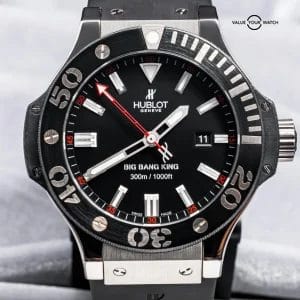 Hublot Big Bang King Palladium $28K MSRP Ceramic 48mm Date 322.LM.100.RX