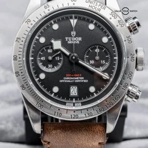 Tudor Heritage Black Bay Chrono 41mm Chronograph Papers Deploy Steel 79350