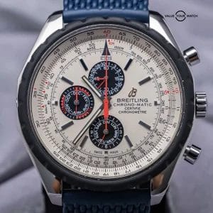 Breitling Chrono-Matic 1461 Limited Edition of 2000 Silver Dial 49 mm Box A19360