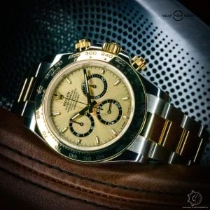Rolex Cosmograph Daytona Champagne Dial Two Tone Bracelet – Full Kit – 126503
