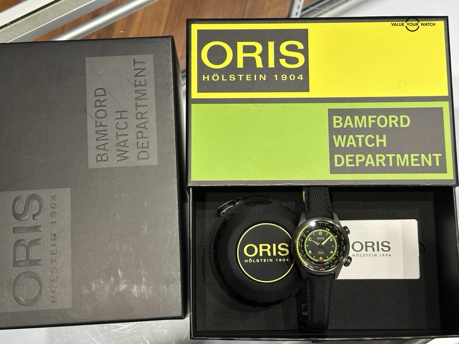 Oris X Bamford Propilot Altimeter | ref. 01 793 7775 8724 | Unworn Complete Set - Image 5