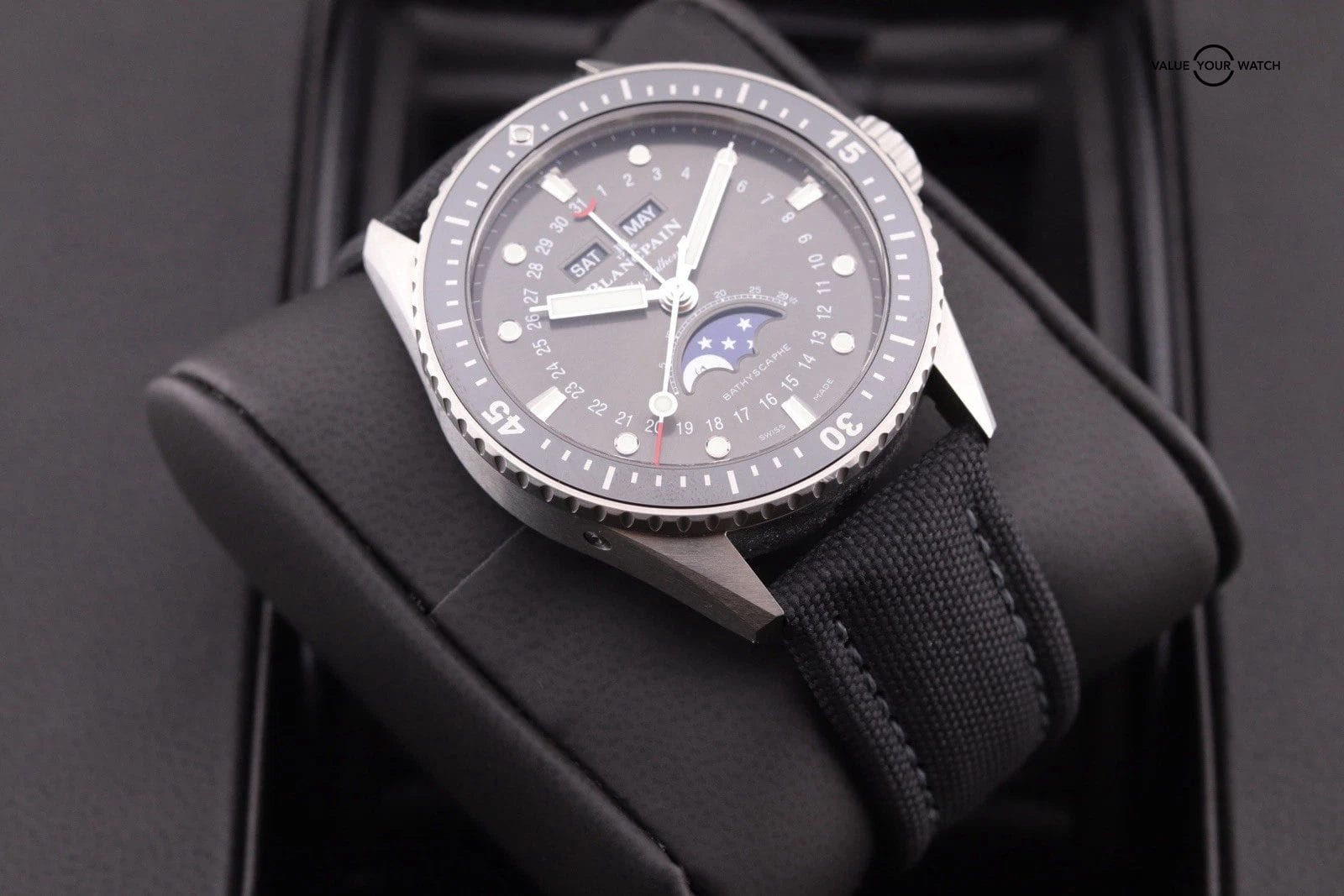 Blancpain Fifty Fathoms Bathyscaphe Quantieme 5054-1110-B52A Moonphase - Image 20