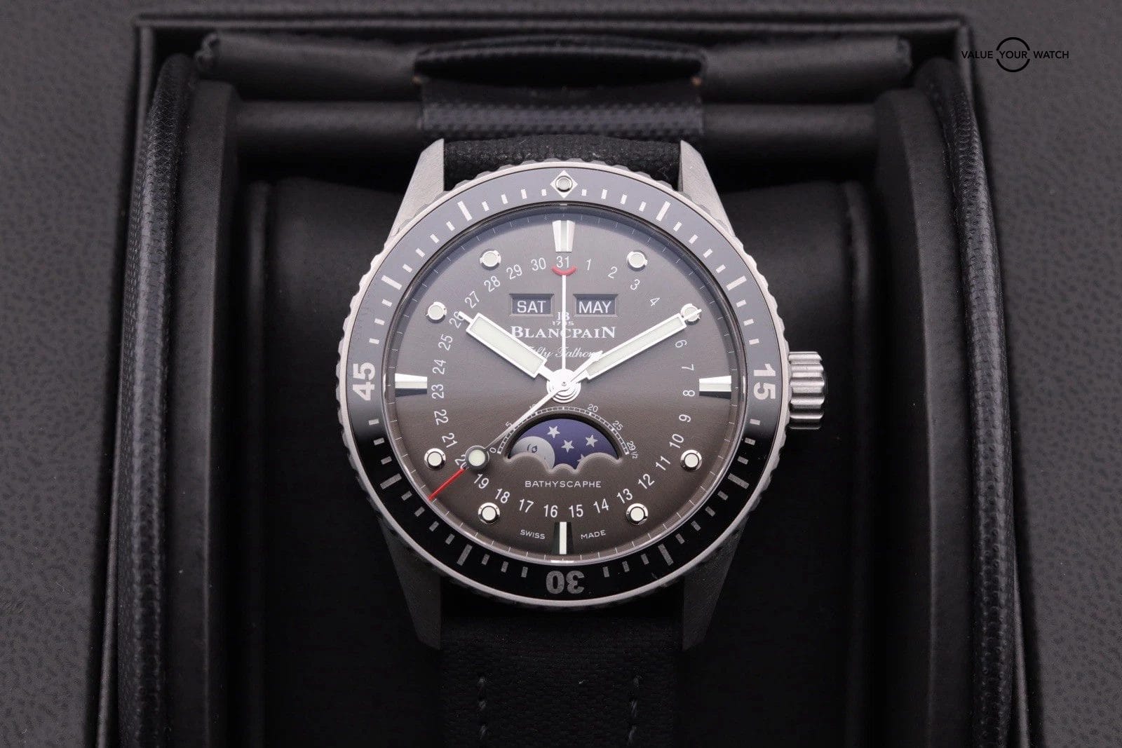 Blancpain Fifty Fathoms Bathyscaphe Quantieme 5054-1110-B52A Moonphase - Image 23