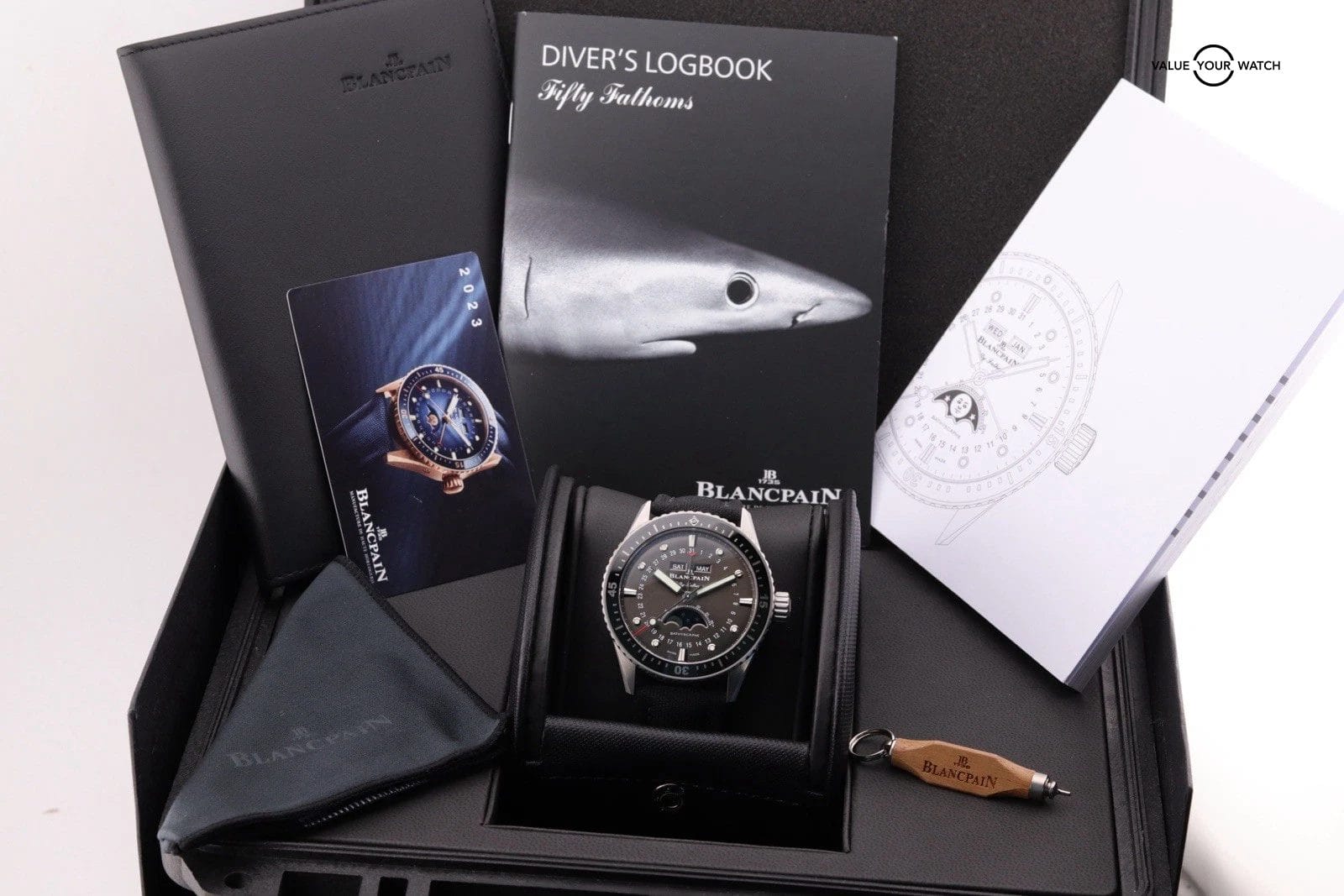 Blancpain Fifty Fathoms Bathyscaphe Quantieme 5054-1110-B52A Moonphase - Image 24