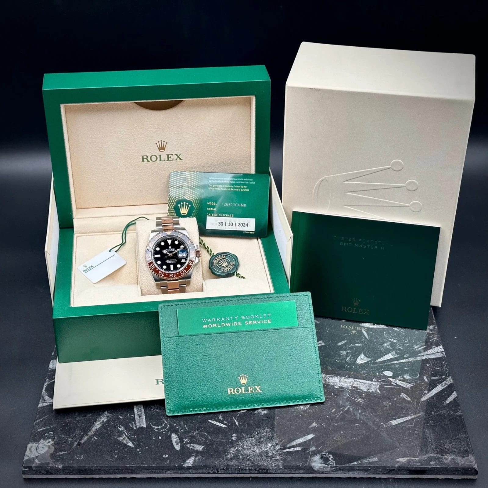 Rolex GMT-Master II 126711CHNR Two Tone Rose Gold Steel - Image 4