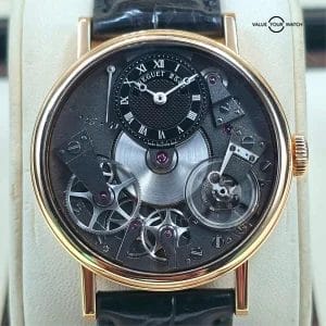 Breguet Tradition in 18k Rose Gold, “skeleton” movement, ref. 7027