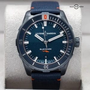 Ulysse Nardin Diver Blue Shark 300m, 42mm Limited Edition full set 2021!