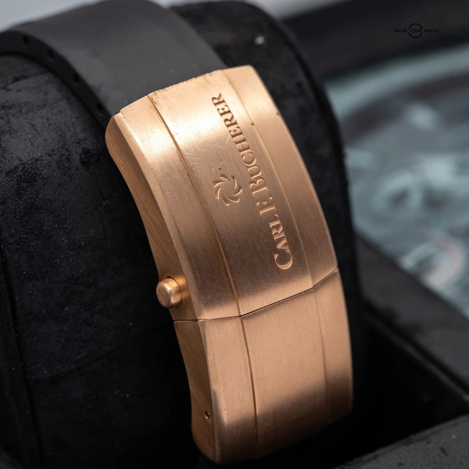 Carl F. Bucherer ScubaTec Patravi Blue dial solid 18k! 207g, 140g GOLD WEIGHT! - Image 9