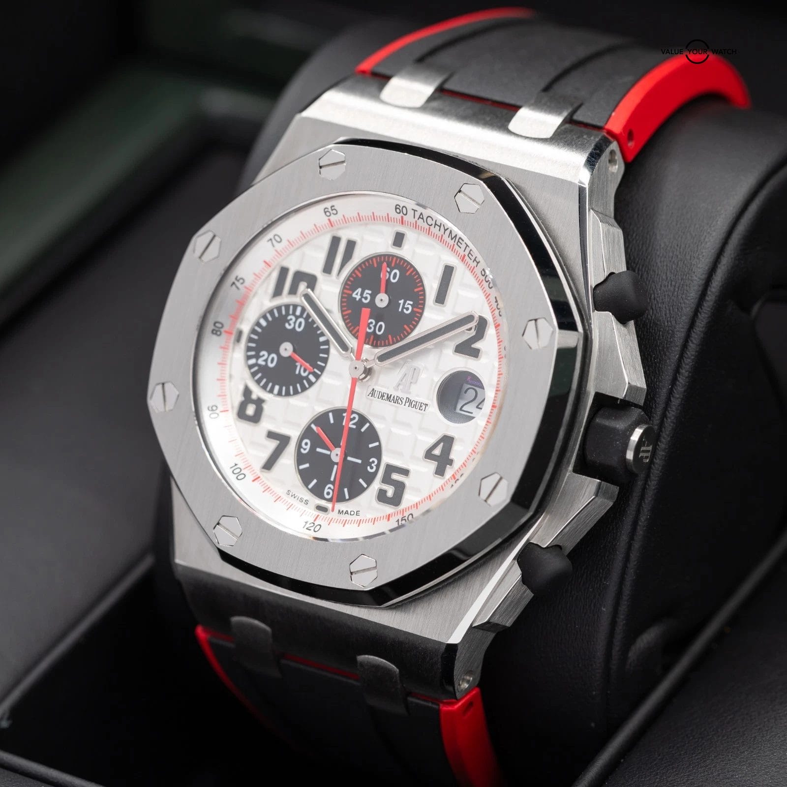 Audemars Piguet Royal Oak Offshore in steel, white Panda dial 42mm Ref. 26170ST - Image 12