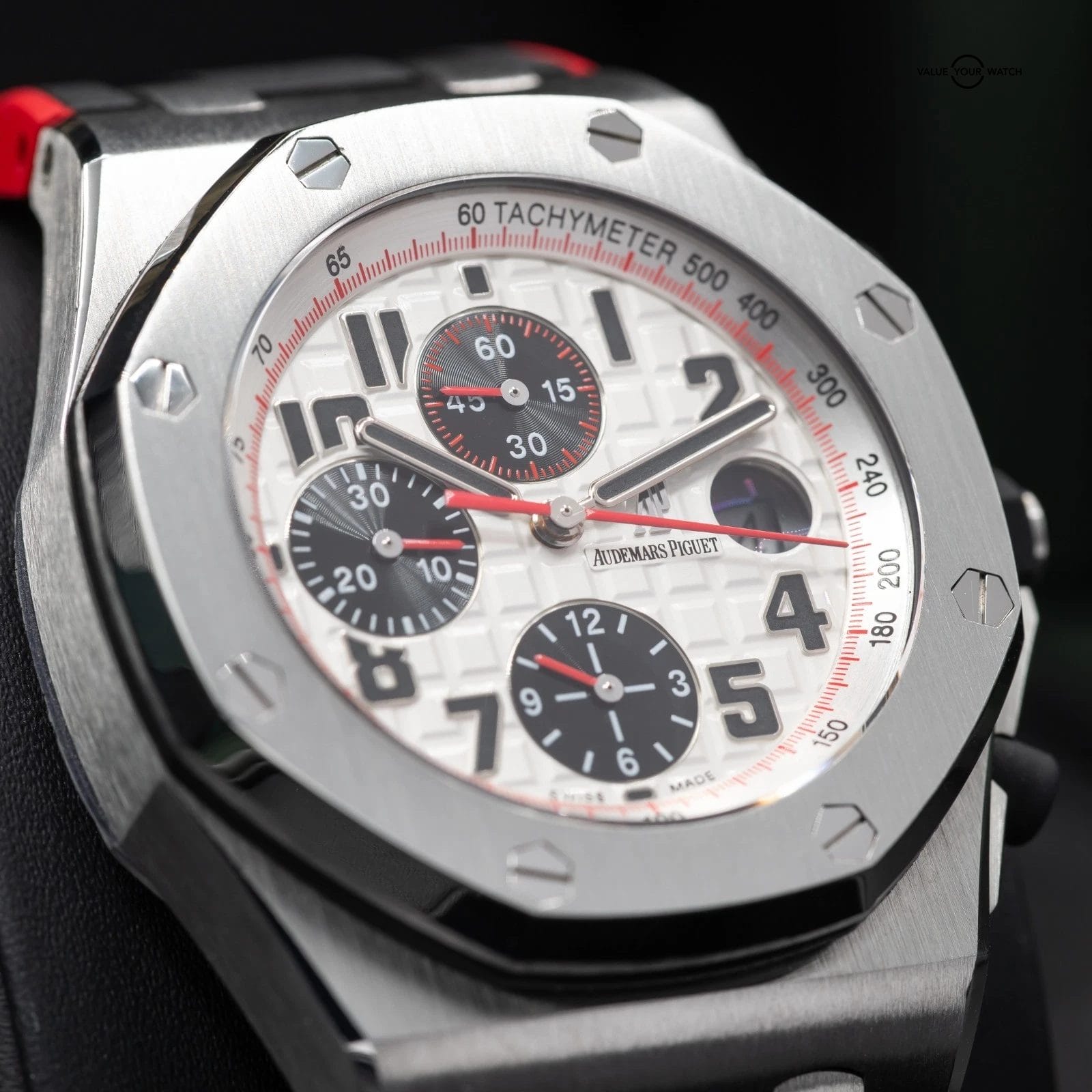 Audemars Piguet Royal Oak Offshore in steel, white Panda dial 42mm Ref. 26170ST - Image 14
