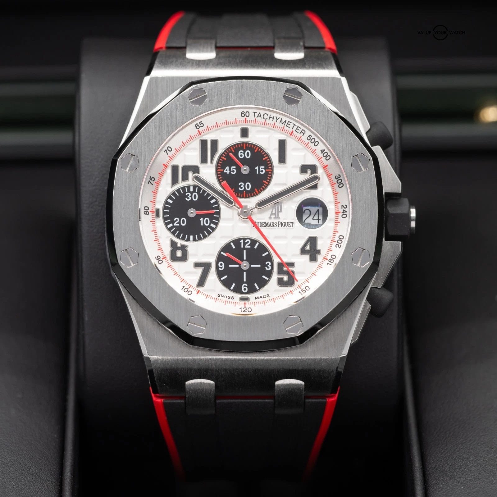 Audemars Piguet Royal Oak Offshore in steel, white Panda dial 42mm Ref. 26170ST