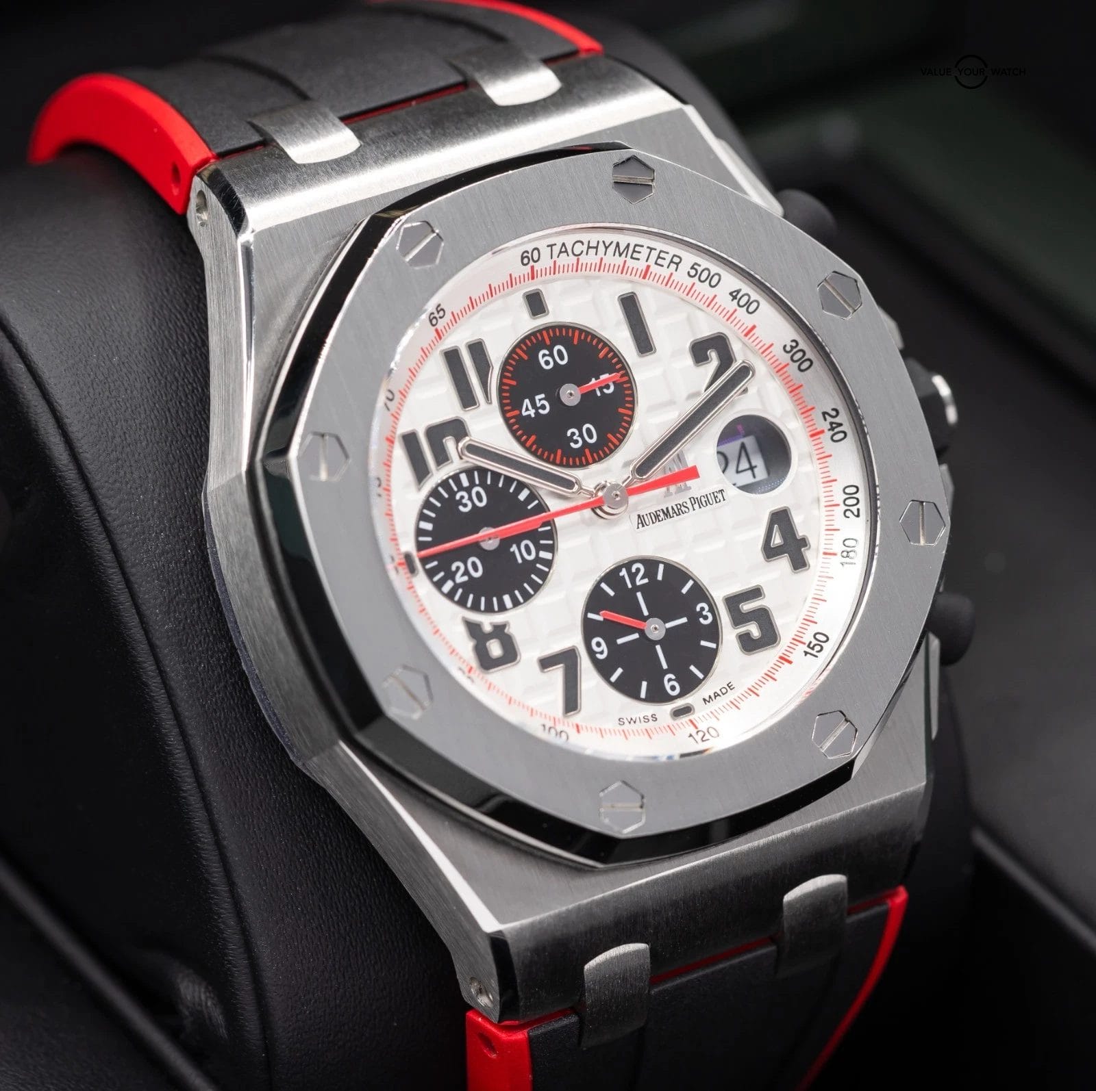 Audemars Piguet Royal Oak Offshore in steel, white Panda dial 42mm Ref. 26170ST - Image 16