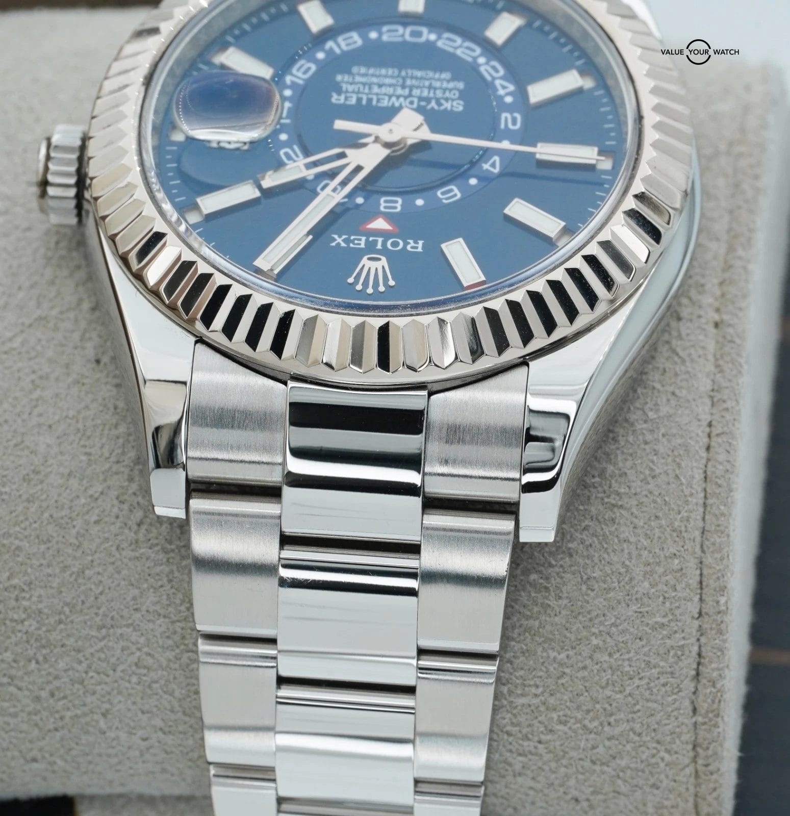 Rolex Sky-Dweller 42mm Blue Dial Stainless Steel 326934 BOXES/PAPERS! - Image 4