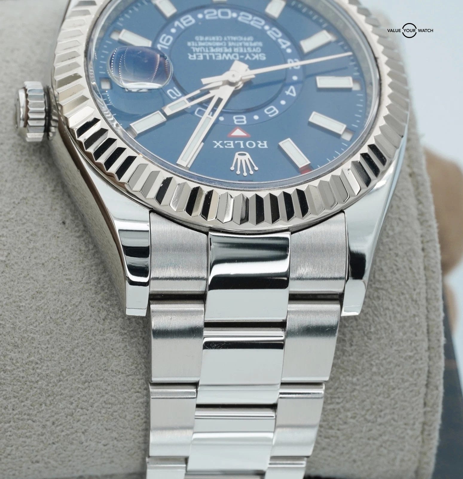 Rolex Sky-Dweller 42mm Blue Dial Stainless Steel 326934 BOXES/PAPERS! - Image 5