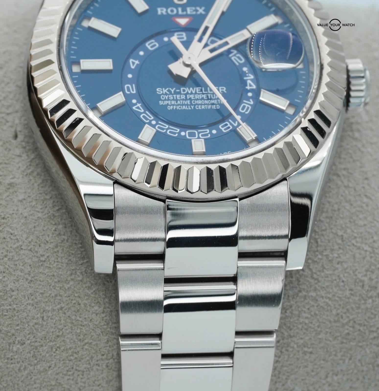 Rolex Sky-Dweller 42mm Blue Dial Stainless Steel 326934 BOXES/PAPERS! - Image 7
