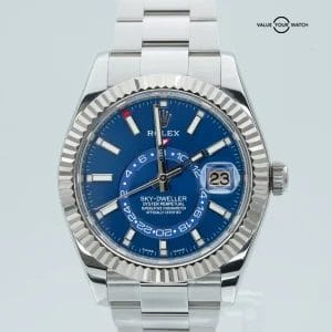 Rolex Sky-Dweller 42mm Blue Dial Stainless Steel 326934 BOXES/PAPERS!