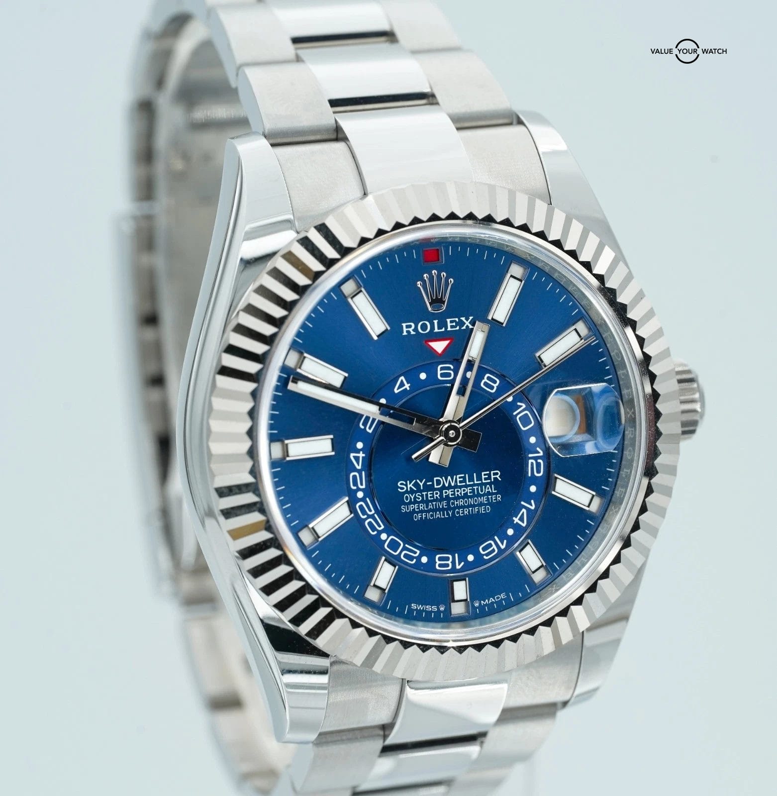 2025 Rolex Sky-Dweller 42mm 336934 Stainless Steel Blue Dial - Image 7